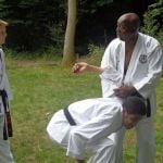 Sensei Terry showing Lee how its done