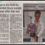 Skye Shotokan Cup 2018 paper
